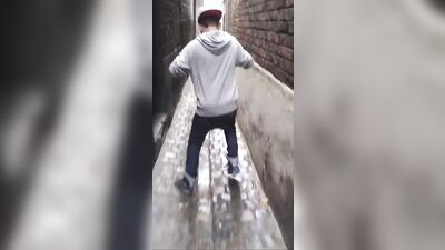 Sagging for Sale! - Blond Boys Fetish Public Outside