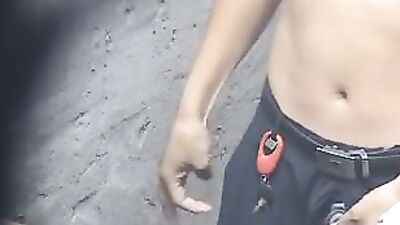 Caught taking a le*ak