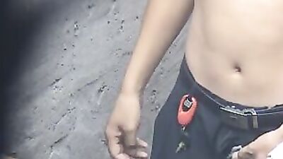 Caught taking a le*ak