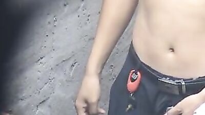 Caught taking a le*ak