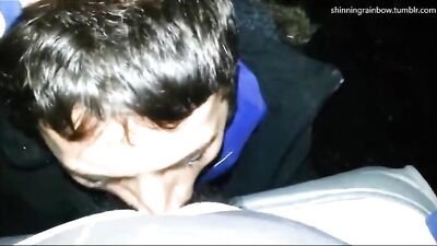 Straight Hustler Blow Me in the Park - Hardcore Gay Sex Adventure