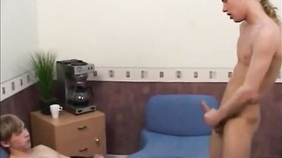 Gay Porn in the Waiting Room: Hardcore Business Meeting!