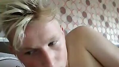 Cute Boy Pours Hot Cum on Camera - A Solo Handjob Adventure!