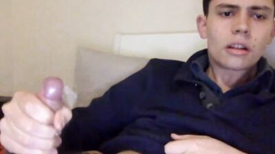 Latino Cum Shot Handjob - Horny Boy Returns!