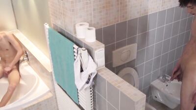 Hung Bathroom Cummers Return for More Action!