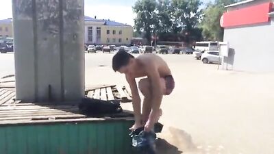 Outdoor Nude Boy - Public Outside Adventures
