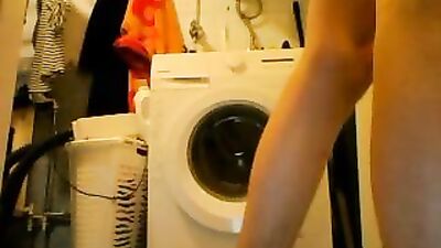 Young Blonde Boy in the Wash Chamber - Solo Playtime