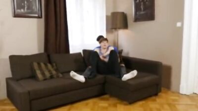 Visiting a classmate: Raw Bareback Cum Shots Handjob