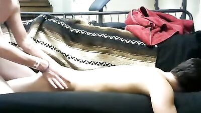 Gay Porn Video: Legs Spreading Jerk-off Action