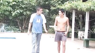 Outdoor Latino Pool Sex Teen - Bareback Action