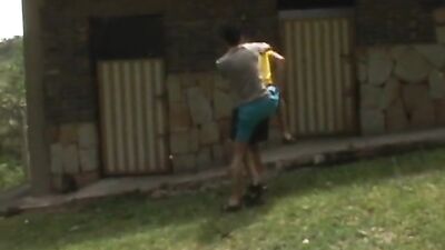 Outdoor Public Bareback Twink Porn!