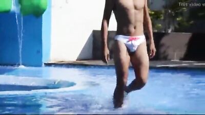 Wet & Wild - A Gay Swimming Pool Voyeur Adventure