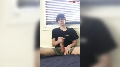 Hung Webcam Boy Proudly Shows Off His Manhood - Bragging Showoff