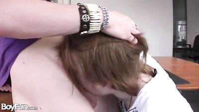 Gay Break-in: Horny Teens Mischievously Explore Moms Office ===========================================================