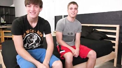 Curious Teen Twink: Shy and Hungry First-Time Straight Boys
