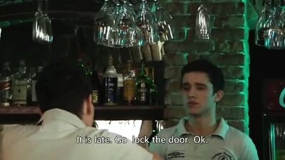 Monster Cock Unleashed in Hotel Bar!