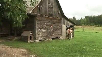 Outdoor Bareback Bliss with Sancho and Friend