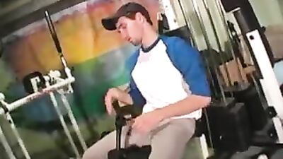 Spike Gym Workout: Boy Porn Pump Up - Cum Shots Frat Guys Solo!