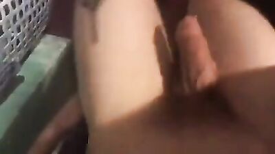 Laundry Room Fuck - Action Bareback!