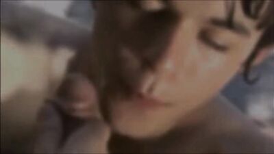 Double Cumshot Face Frenzy: Boy Takes Two Boys Spunk on His Mouth!