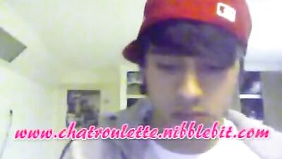 Gay Porn Jerk Off with Teen in Cap! Hot Solo Straight Boys Action