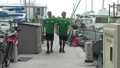 CA Screwing Gay Teens After Soccer Porn Game - Bareback Threesome