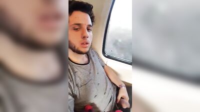 Train Spank: Spanish Amateur Public Outing Adventure