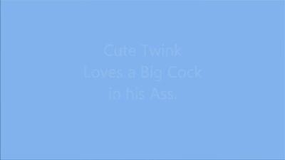 Ass Plugged by Big Cock: Twinks Anal Delight