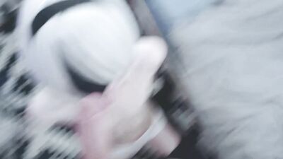 Shy teen blowing his friend