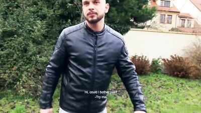 First time gay4pay porn video street pick-up