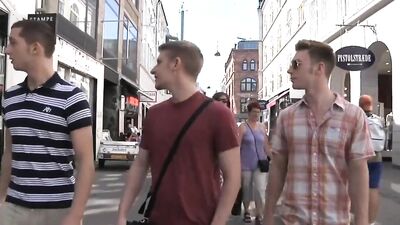 Stockholm Three-Way: Barback Player 28s Gay Porn Adventure!
