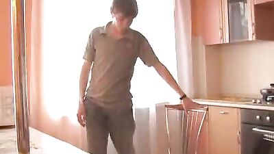 Amateur Kitchen Webcam Porn: Twink Handjob Cum Show Part 2 - The Sequel!