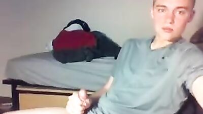 Straight cock-hungry blondie goes wild with athletic hunks!