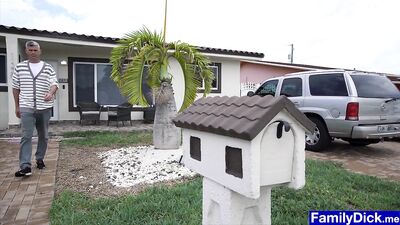 Next-Door Neighbor Boy Bareback Ass-Fucked by Stepdad and Teen!