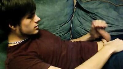 Self-Satisfied Handsome Man - Cum Shots and Self Facial Porn Video