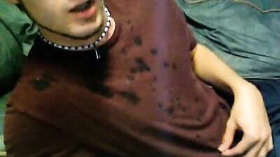 Self-Satisfied Handsome Man - Cum Shots and Self Facial Porn Video