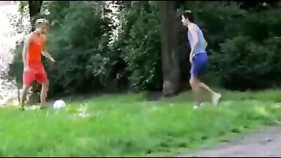 Footie Lovers: Barefoot Men in Action!