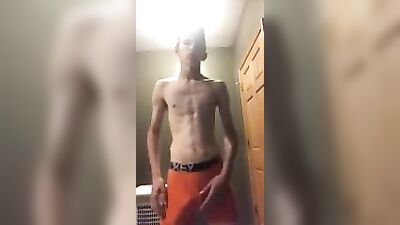 Asian Cutie Jacks Off on Camera!