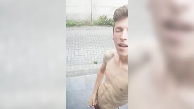 Street Fondles: Boy Exposed in Public Porn Video