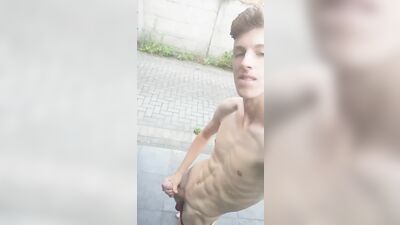 Street Fondles: Boy Exposed in Public Porn Video