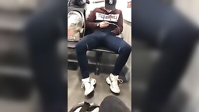 Teen Airport Voyeur: Caught Touching Himself Amateur Gay Porn Videos