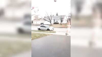 Naked boys playing basketball games in the nude!