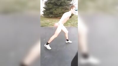 Naked boys playing basketball games in the nude!