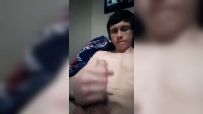 Young Gay Cumshot Twink: Uncut Ass Play Fingering Porn Video!