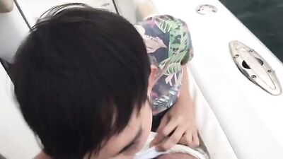 Asian Boy Dreams of Big White Daddy Cock - Interracial Anal Fun!