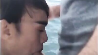 Asian Boy Dreams of Big White Daddy Cock - Interracial Anal Fun!