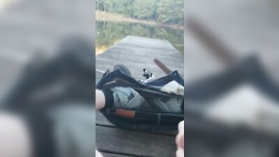 Golden Fishing Break! Teens Cumming on the Lake for Gay Porn