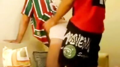 Young Brazilian Twinks Fucking on Web-Cam: Amateur Bareback Gay Sex Explosion