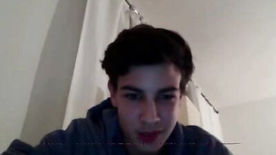 Young Gay Boy Strips In The Bathroom - Solo!