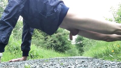 Interesting Public Fun Solo Watering - A Gay Porn Adventure!